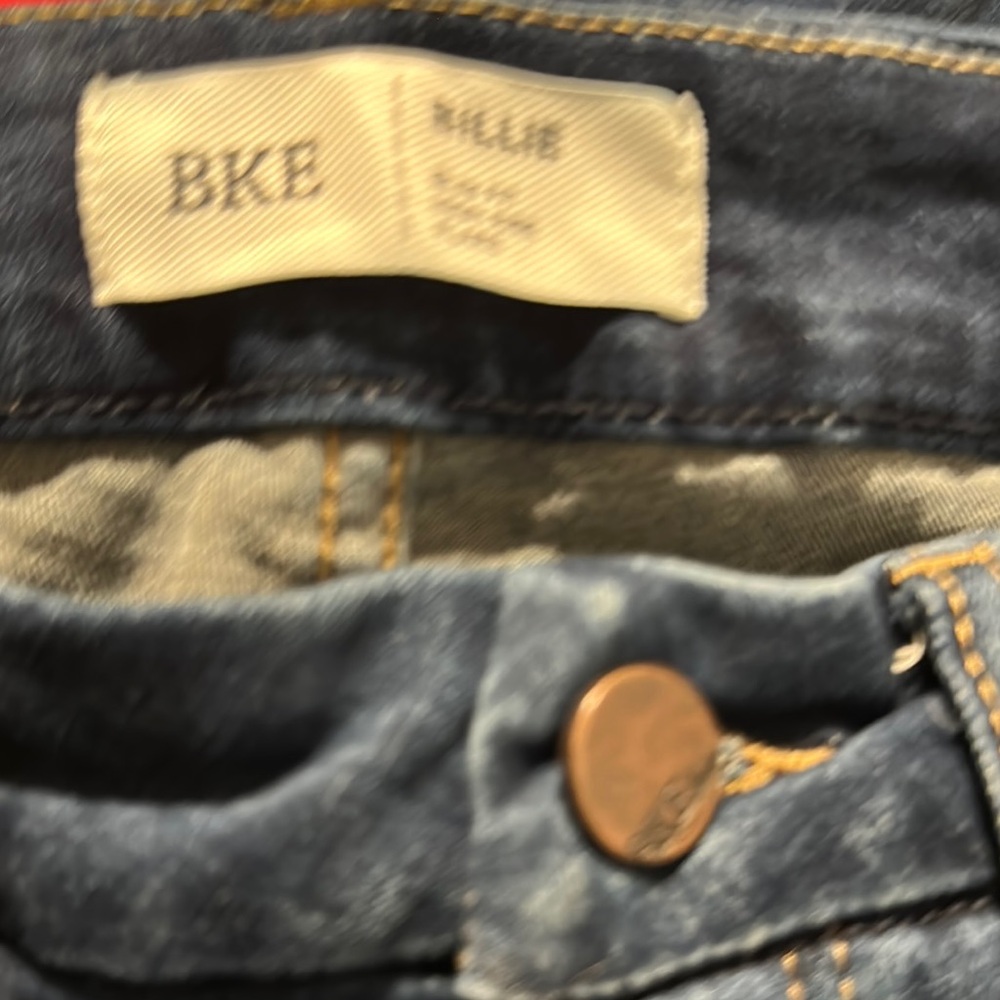 Women's Dark Blue Flared Jeans - Picture 4 of 5